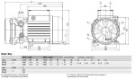 Габарит вакуумного насоса  vi18