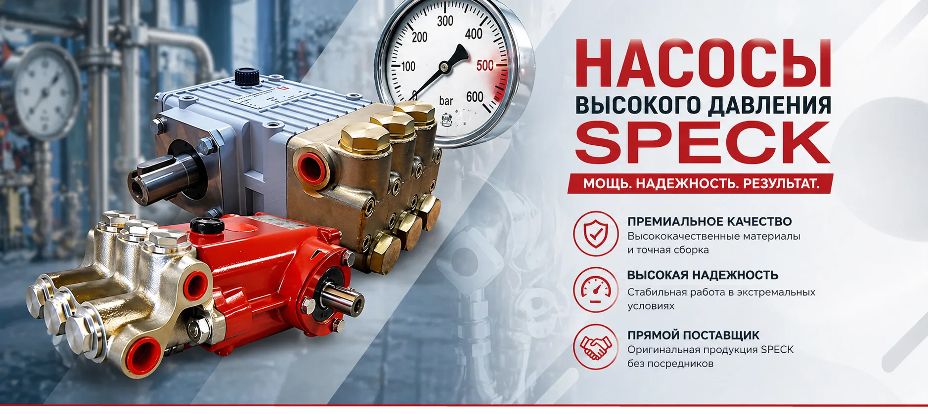 Плунжерные насосы Speck