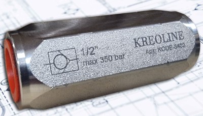 Обратный клапан ВД 1/2, 350 бар, KODE-8402