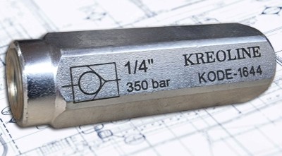 Обратный клапан ВД 1/4, 350 бар, KODE-1644