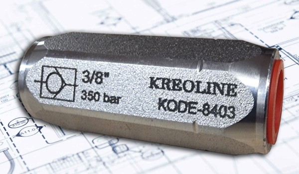 Обратный клапан ВД 3/8, 350 бар, KODE-8403