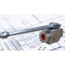 Шаровый кран ВД 2-х ходовой, 1/2", 500 бар, kode-7417