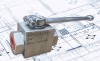 Шаровый кран ВД 2-х ходовой, 3/4", 420 бар, kode-8405
