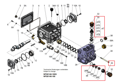 Ремкомплект клапанов Speck арт. 14.1002