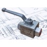 Шаровый кран ВД 3-х ходовой, 1/2", 500 бар, тип  Т, kode-8407