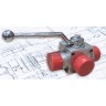 Шаровый кран ВД 3-х ходовой, М42-2, 350 бар, тип  Т, kode-8408
