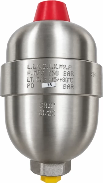 Демпфер пульсаций SAIP LAV 0,5/150 (нержавеющая сталь)