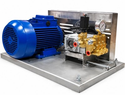 Насосная установка на базе плунжерного насоса NP10/15-150 5.5 kW на раме