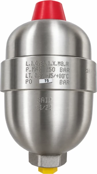 Демпфер пульсаций SAIP L 0,35/150 (нержавеющая сталь)
