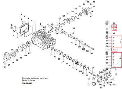 Ремкомплект клапанов Speck арт. 14.0344