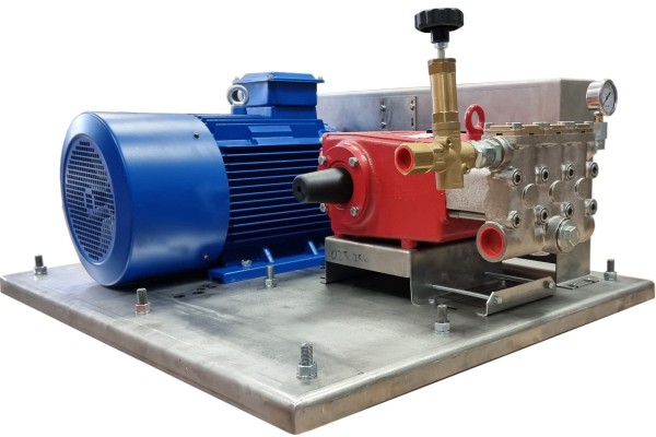 Насосная установка на базе плунжерного насоса P55/150-130G 45 kW на раме