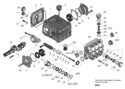 Ремкомплект клапанов Speck арт. 14.0397
