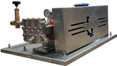 Насосная установка на базе плунжерного насоса P55/80-280G 55 kW на раме