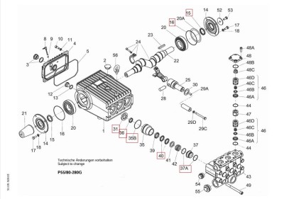 Ремкомплект уплотнений Speck арт. 14.0897